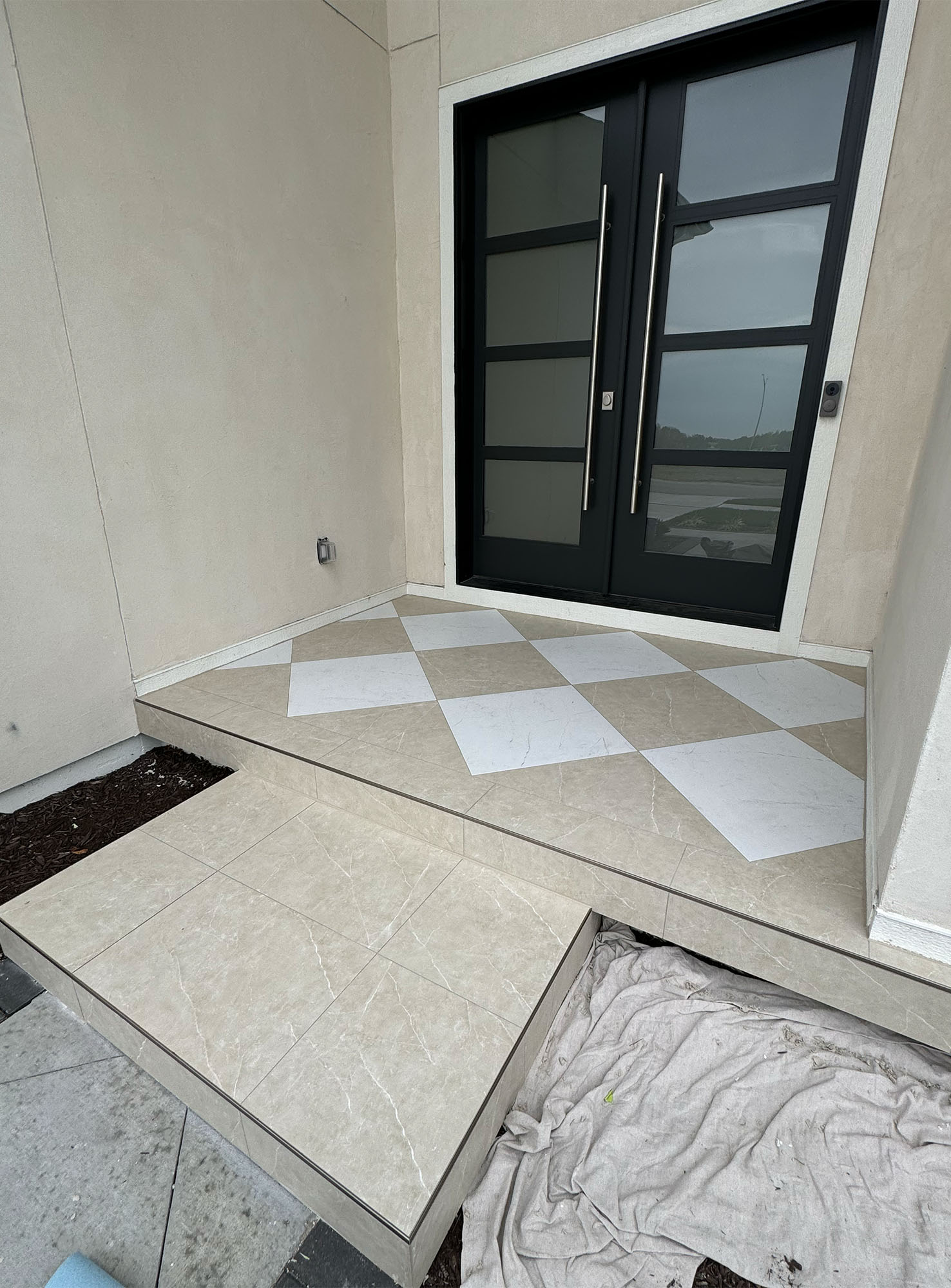 Tiled Patio